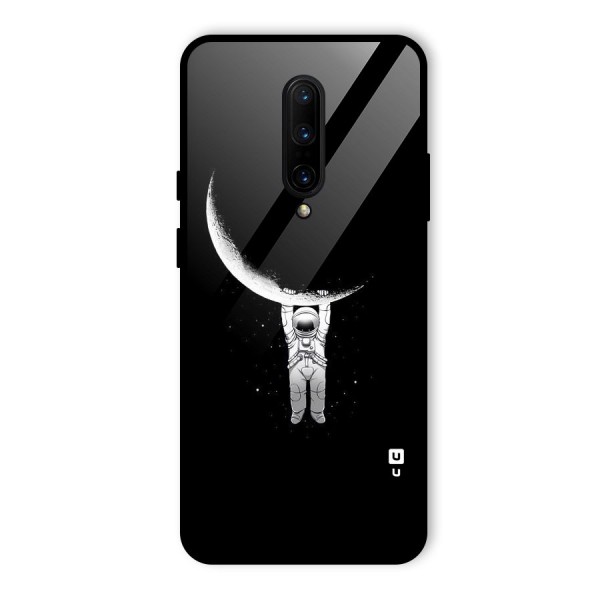 Hanging Astronaut Glass Back Case for OnePlus 7 Pro