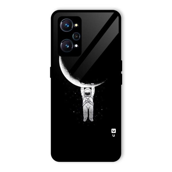 Hanging Astronaut Glass Back Case for Realme GT Neo2