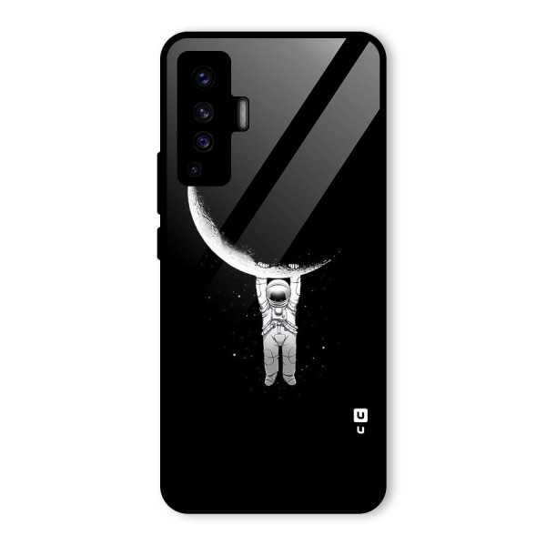 Hanging Astronaut Glass Back Case for Vivo X50