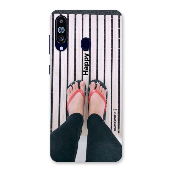 Happy Feet Back Case for Galaxy A60