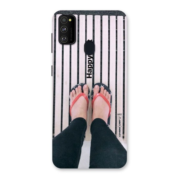 Happy Feet Back Case for Galaxy M21