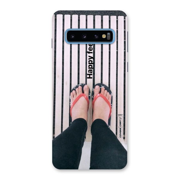 Happy Feet Back Case for Galaxy S10