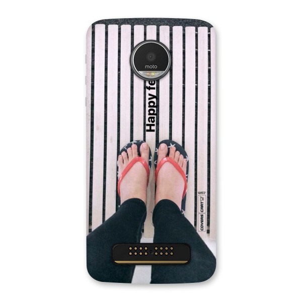 Happy Feet Back Case for Moto Z Play