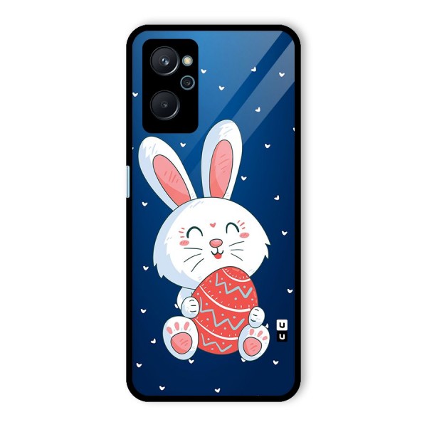 Happy Festive Bunny Glass Back Case for Realme 9i