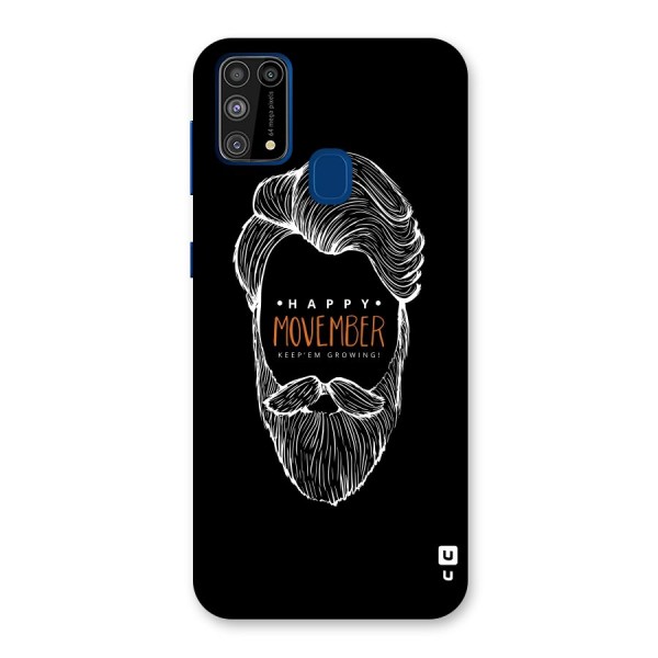 Happy Movember Black Back Case for Galaxy F41