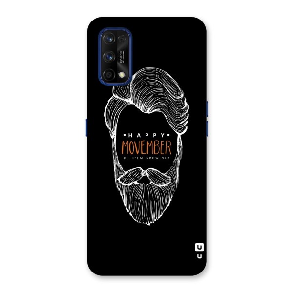 Happy Movember Black Back Case for Realme 7 Pro