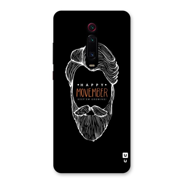 Happy Movember Black Back Case for Redmi K20 Pro