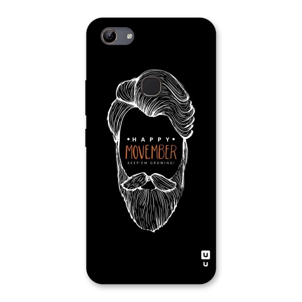 Happy Movember Black Back Case for Vivo Y81