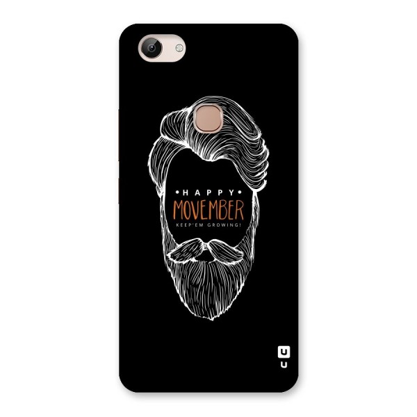 Happy Movember Black Back Case for Vivo Y83