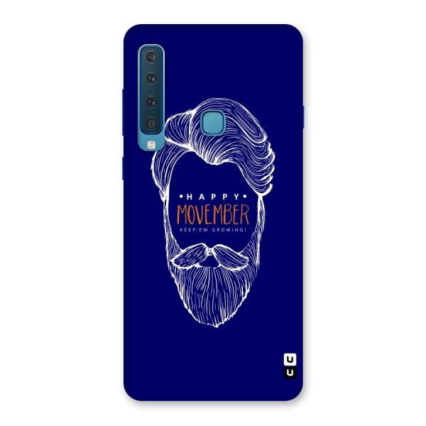 Happy Movember Blue Back Case for Galaxy A9 (2018)