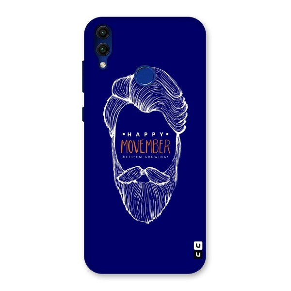 Happy Movember Blue Back Case for Honor 8C