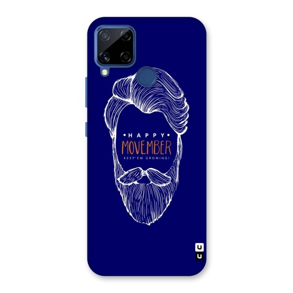 Happy Movember Blue Back Case for Realme C12