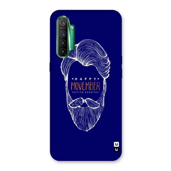 Happy Movember Blue Back Case for Realme X2