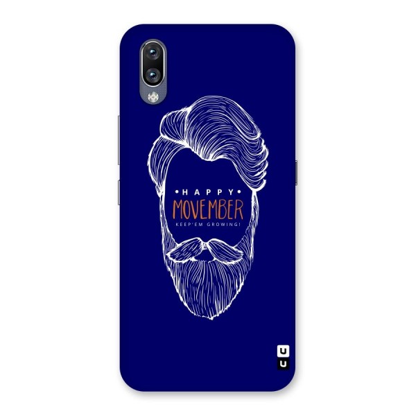 Happy Movember Blue Back Case for Vivo NEX