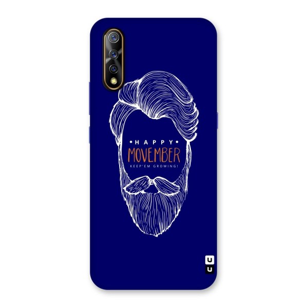 Happy Movember Blue Back Case for Vivo S1