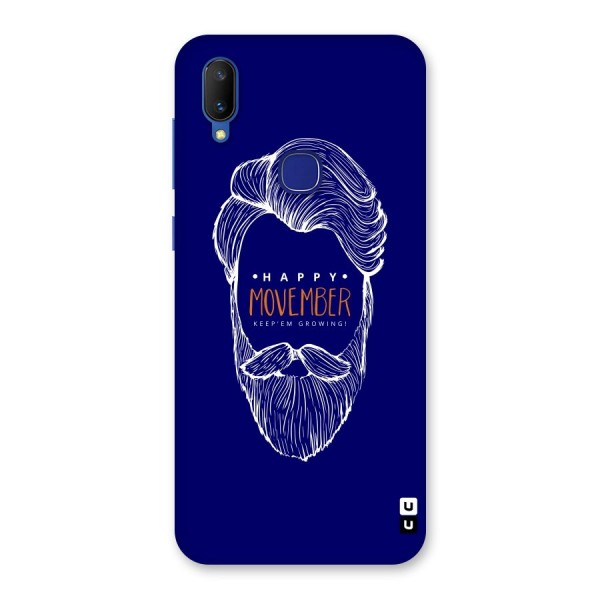 Happy Movember Blue Back Case for Vivo V11