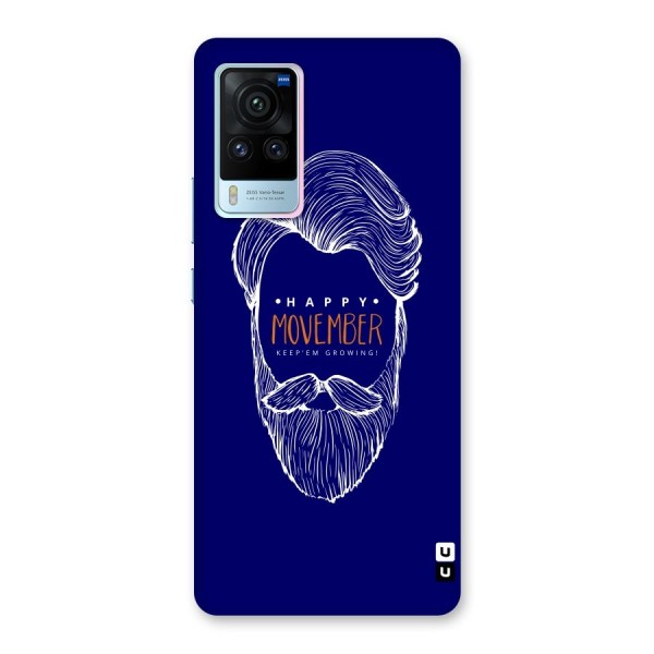 Happy Movember Blue Back Case for Vivo X60 Pro