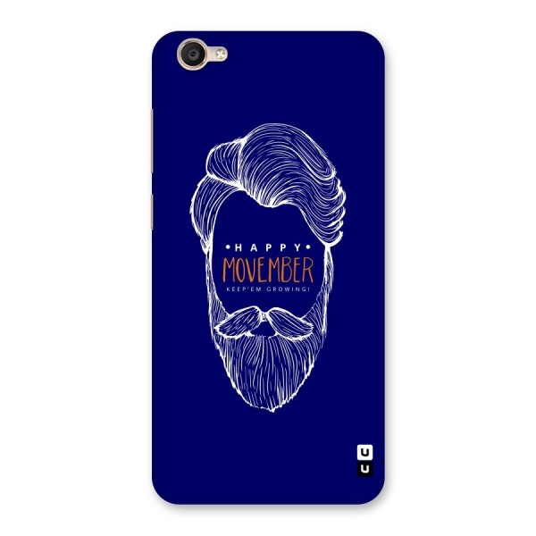 Happy Movember Blue Back Case for Vivo Y55s