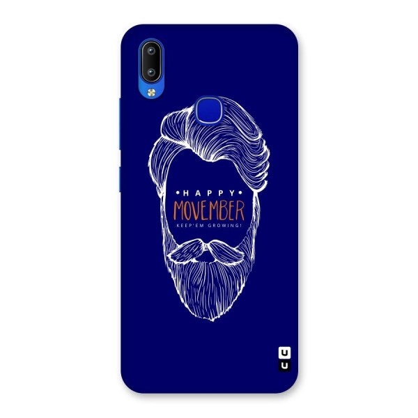 Happy Movember Blue Back Case for Vivo Y91