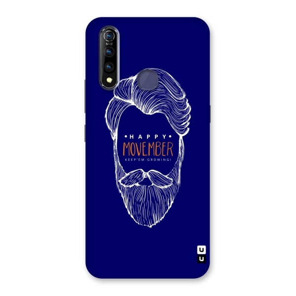 Happy Movember Blue Back Case for Vivo Z1 Pro