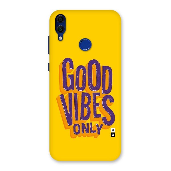 Happy Vibes Only Back Case for Honor 8C