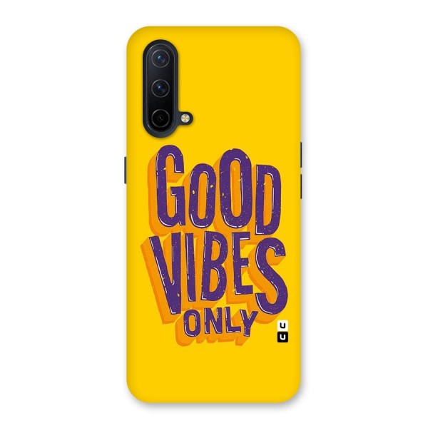 Happy Vibes Only Back Case for OnePlus Nord CE 5G