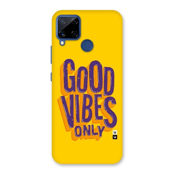 Happy Vibes Only Back Case for Realme C12