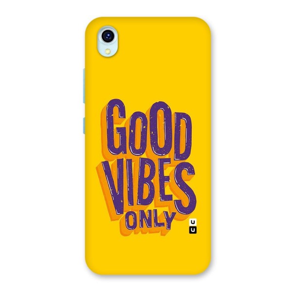 Happy Vibes Only Back Case for Vivo Y1s