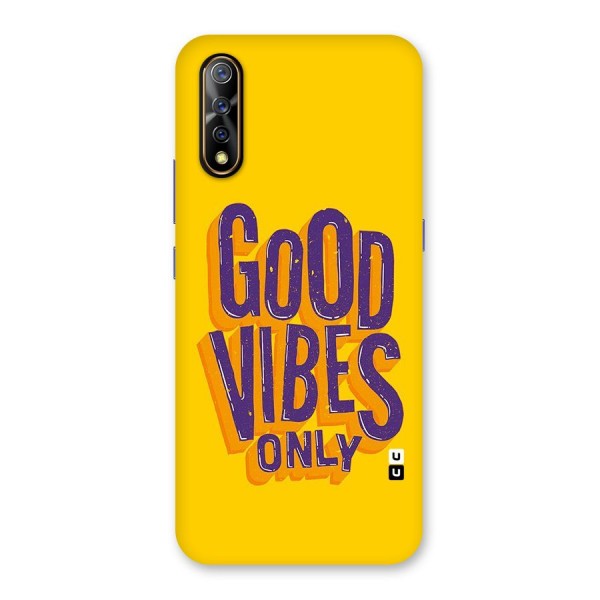 Happy Vibes Only Back Case for Vivo Z1x