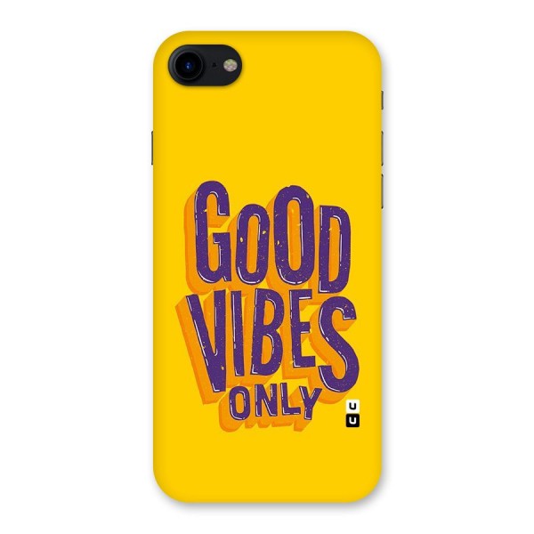 Happy Vibes Only Back Case for iPhone SE 2020