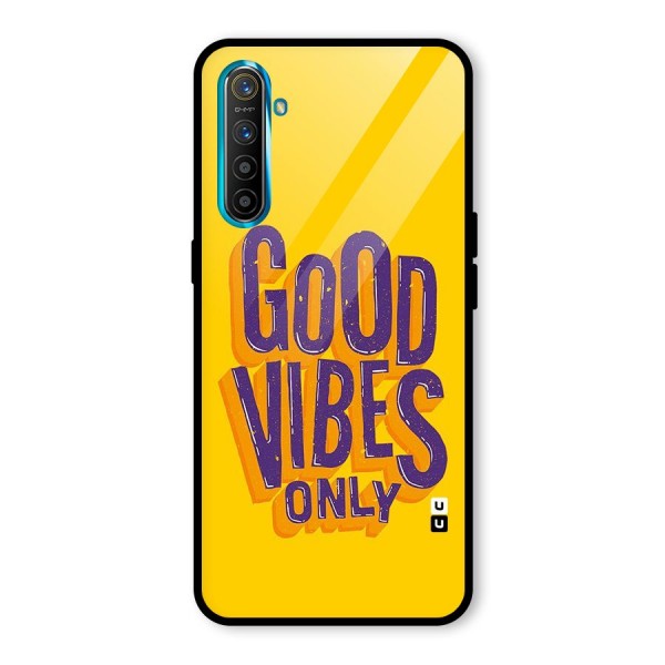 Happy Vibes Only Glass Back Case for Realme XT