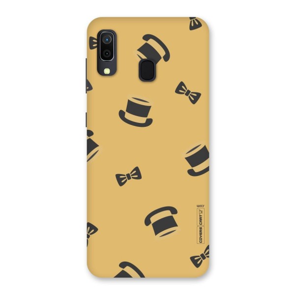 Hat and Bow Tie Back Case for Galaxy A20