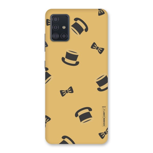 Hat and Bow Tie Back Case for Galaxy A51