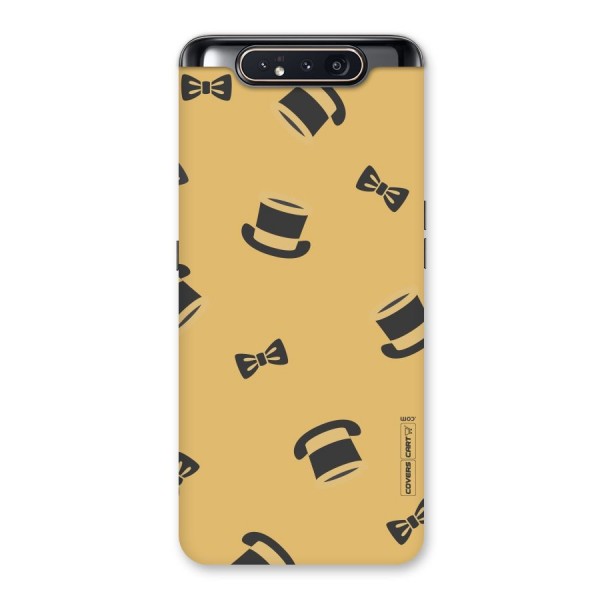 Hat and Bow Tie Back Case for Galaxy A80