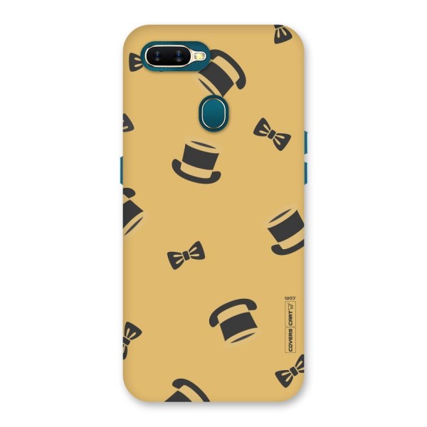 Hat and Bow Tie Back Case for Oppo A12