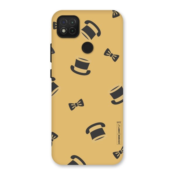 Hat and Bow Tie Back Case for Redmi 9C