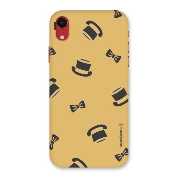 Hat and Bow Tie Back Case for iPhone XR