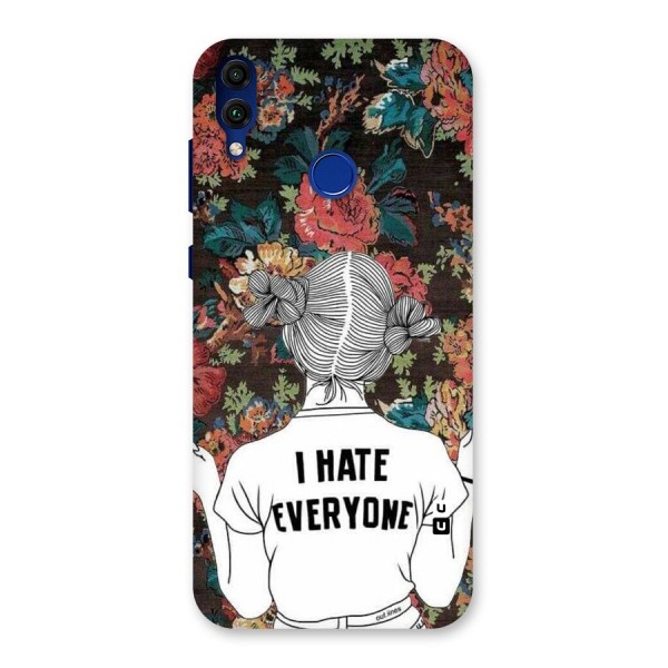 Hate Everyone Back Case for Honor 8C