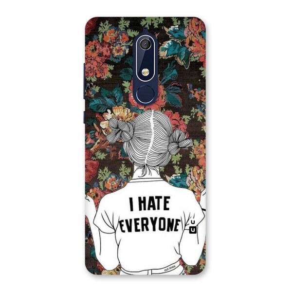 Hate Everyone Back Case for Nokia 5.1