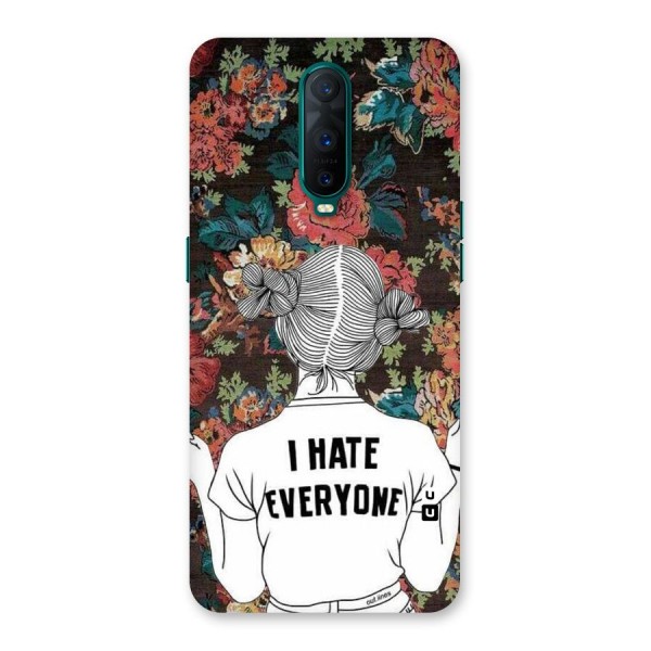 Hate Everyone Back Case for Oppo R17 Pro