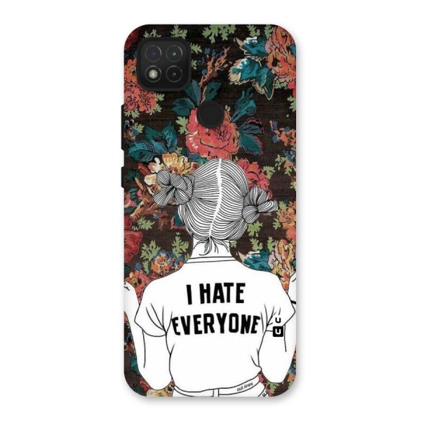 Hate Everyone Back Case for Redmi 9