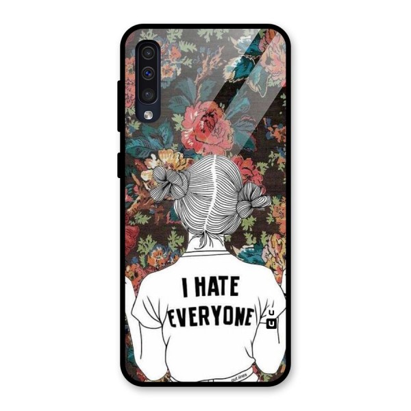 Hate Everyone Glass Back Case for Galaxy A50s