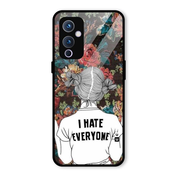 Hate Everyone Glass Back Case for OnePlus 9