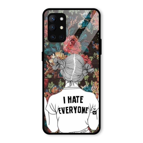 Hate Everyone Glass Back Case for OnePlus 9R