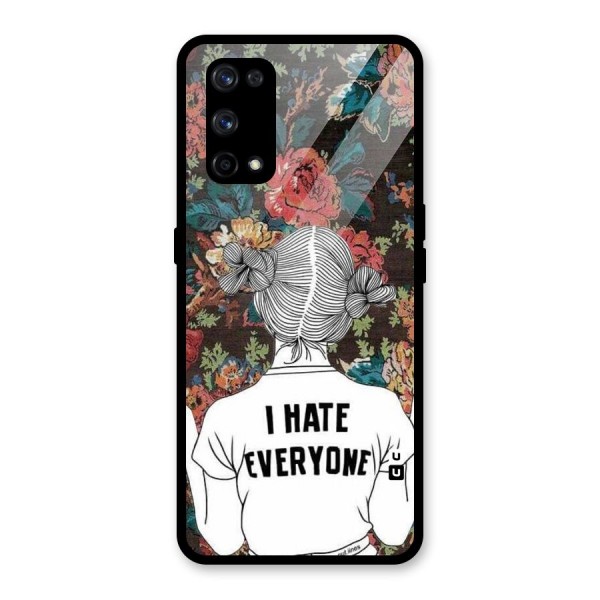 Hate Everyone Glass Back Case for Realme X7 Pro