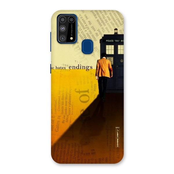 Hates Endings Back Case for Galaxy F41