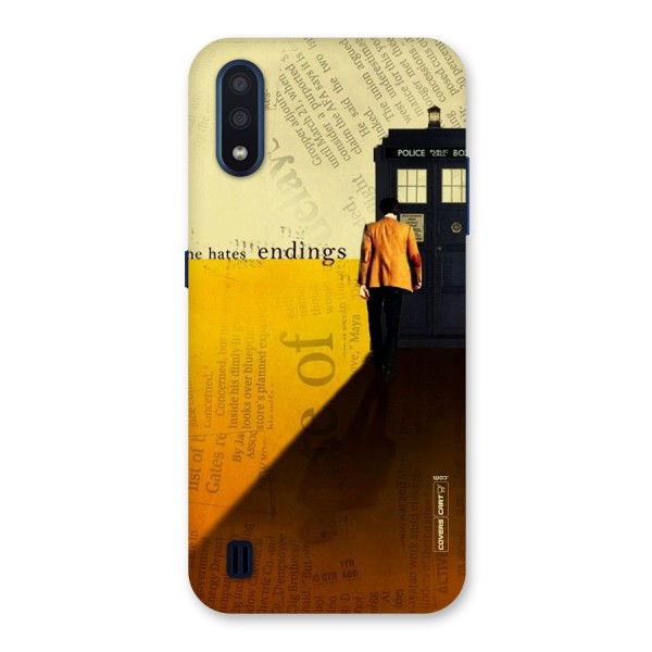 Hates Endings Back Case for Galaxy M01