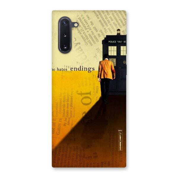 Hates Endings Back Case for Galaxy Note 10