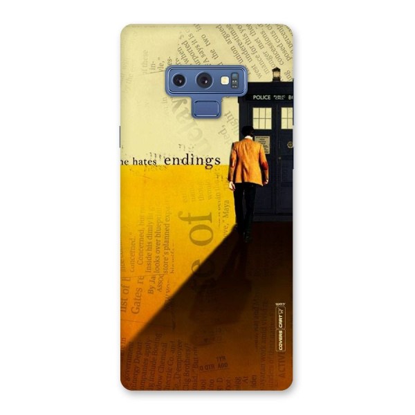 Hates Endings Back Case for Galaxy Note 9