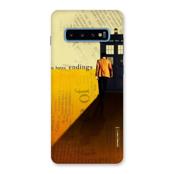 Hates Endings Back Case for Galaxy S10 Plus